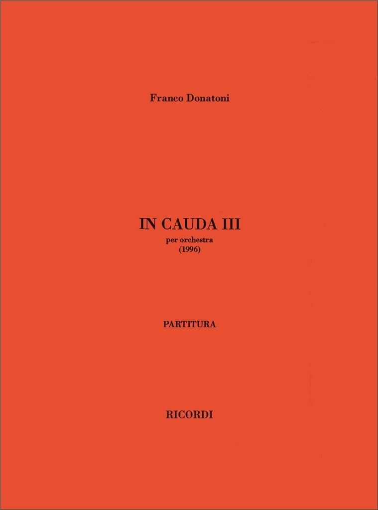 In Cauda III